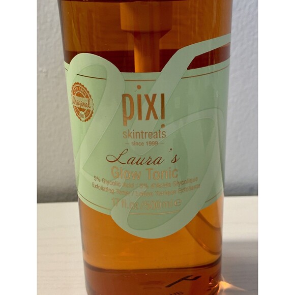PIXI Skintreats Glow Tonic Pump Exfoliating Toner 5% Glycolic Acid 17oz NWOB - Picture 4 of 6